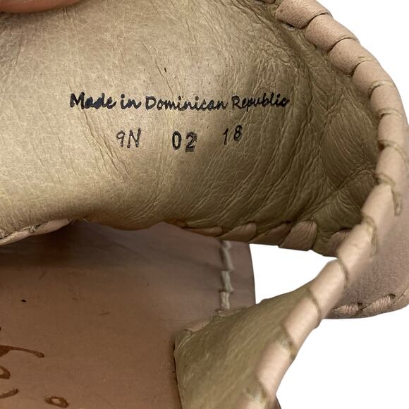 Jack Rogers Women’s Tan Leather Slip On Thong Sandals Size US 9 - Picture 10 of 11